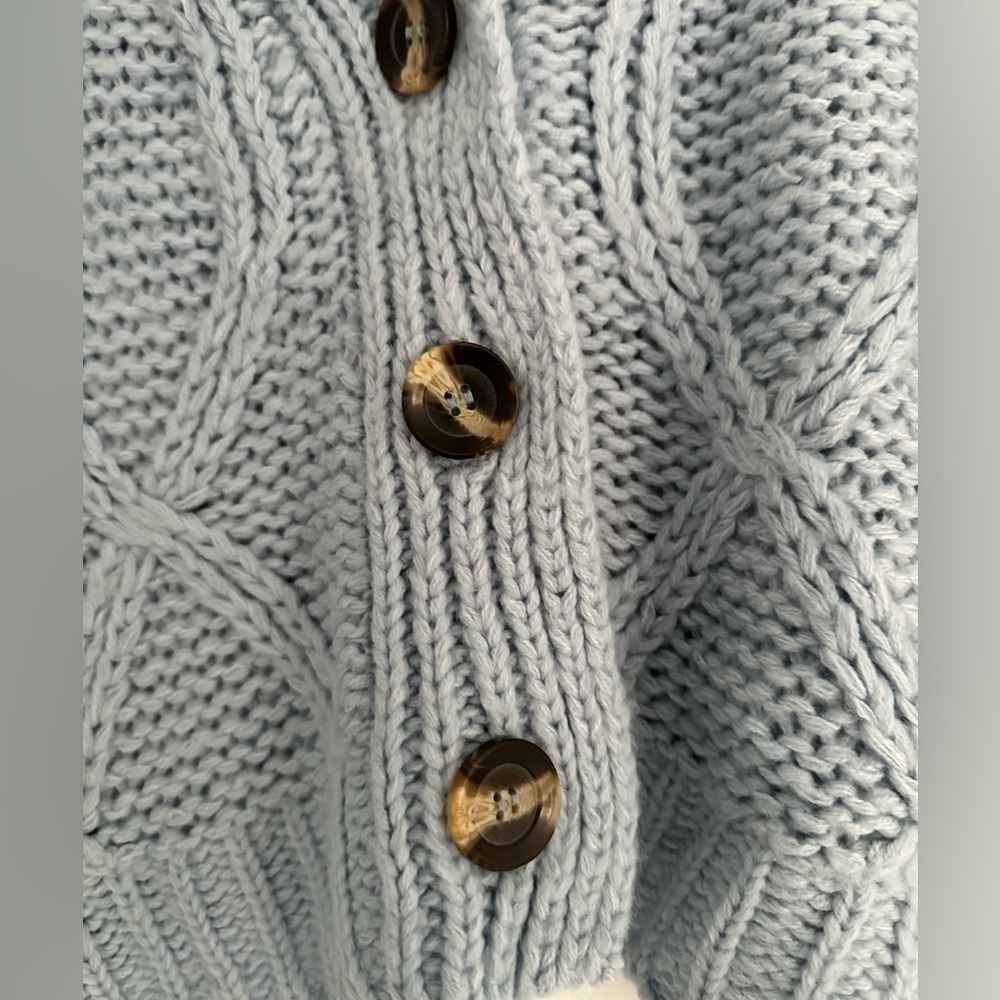 Aqua Button Down Sweeter Jacket - image 5